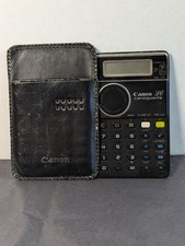 Vintage Canon Card Quartz LC-61T II Calculator Alarm Clock picture