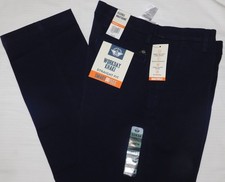 DOCKERS Workday Khaki Pants Straight Smart 360 Flex Waist 4 Way Stretch Black picture
