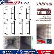 2/4/8 Pcs Cargo Shipping Container Shelving Shelf Brackets Universal Fitment US picture