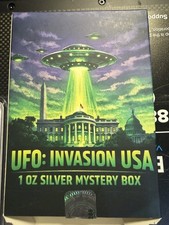 2025 Intaglio Mint Signature 1oz 999 Fine Silver/Dark Ruthenium UFO Devils Tower picture