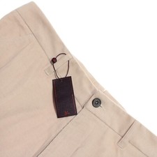 Isaia NWD Chinos / Corduroy Pants Size 54R (38R US) In Beige Cotton Blend picture