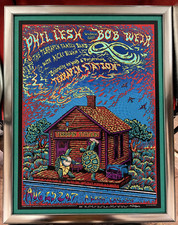 2017 LOCKN Phil Lesh Bob Weir Terrapin Station DuBois Signed AE Poster /50 picture