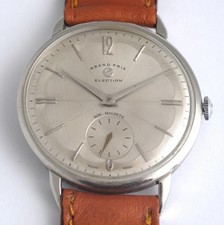 STUNNING Vintage JUMBO Swiss Election manual-wind watch, 37 mm, circa 1954-56 picture
