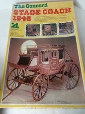 Artesania Latina The Concord Stage Coach 1848 1/10 Model 16004 Complete Unbuilt picture