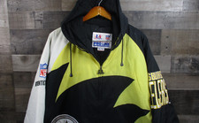 Vintage Pittsburgh Steelers Jacket Mens XL Black NFL Football Logo Athletic 90s picture