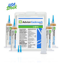 GENUINE Advion Roach Killer | 4 PACK | Cockroach Gel Bait Tubes + Plunger & Tips picture