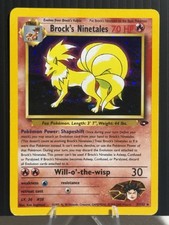 Brock's Ninetales 3/132 Gym Challenge Holo picture