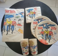 Vintage 1976 STAR TREK BIRTHDAY PARTY full set of supplies lot of 7 items picture