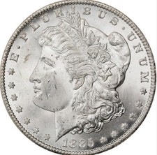 1885 CC Carson City Morgan Silver Dollar $1 GSA Hoard with Original Box picture