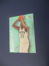 1995-96 Fleer Metal Tempered Steel #4 Kevin Garnett RC Rookie TIMBERWOLVES picture