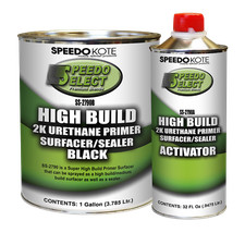 Super Fill High Build 2K Urethane Primer BLACK Gallon Kit, SS-2790B/SS-2790A picture