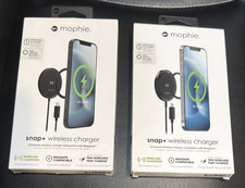 LOT OF 10 - Mophie snap+ 15W Wireless Pad Fast Magsafe Charger for iPhone Galaxy picture