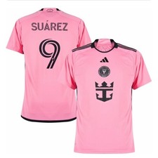 Adidas Inter Miami Home 9 Suárez Jersey MSRP $115 NWT Youth Size M 11-12Y picture