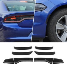 2015-25 Dodge Charger Tail Light  & Wheel Eyebrow Lamp Trim Cover Kit 6Pcs picture