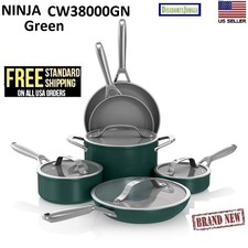 Ninja Ceramic Pro 10-Piece Cookware Set, Aluminum and Stainless Steel, Non-Stick picture