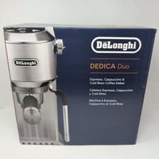 Open Box, DeLonghi Dedica Duo EC890M Espresso, Cappuccino, & Cold Brew Machine picture