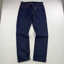 Buck Mason Ford Standard Japanese Loomstate Selvedge Denim Jeans Indigo 34x34 picture