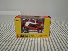 VINTAGE CORGI TOYS  381 Diecast  G P BEACH BUGGY RED - NIB   1970 picture