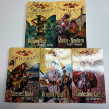 Dragonlance Crossroads Complete Series Lot 5 Books 1-5 Wizards of the Coast D&D picture
