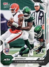 David Bailey - 2026-27 NFL Topps NOW® - Card 53 PRESALE NEW YORK JETS RC picture