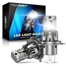 NOVSIGHT Pair H4 9003 HB2 LED Headlight Bulbs High Low Beam 6500K White Brighter picture