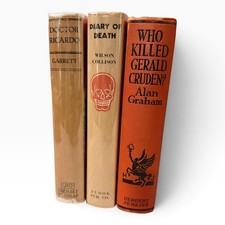 Vintage Mystery Book Lot Doctor Ricardo Diary of Death Who Killed Gerald Cruden picture