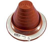 Dektite #3 Red Silicone Metal Roof Pipe Flashing 1/4