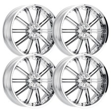 (Set-4) 2Crave N53 18x8 5x120 35mm Chrome Wheels Rims 18 Inch picture