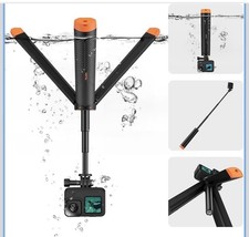 TELESIN 4 in 1 Selfie Stick Floating Hand Grip Tripod Waterproof Extendable picture