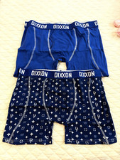 Dixxon Flannel Company Men’s XL Premium 2 Pairs Blue Boxer Briefs picture