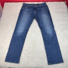 AG Adriano Goldschmied Protégé Jeans Mens 36 Blue Straight Leg Premium Denim picture