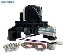 Deepmotor LS1 LS2 LS3 LS6 6.0 Engines Electric Water Pump 35+ GPM Aluminum Black picture