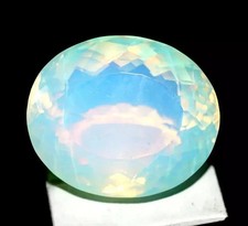 AAA 75.85 Ct Natural White Australia Opal Oval Certified Welo Loose Gemstone picture