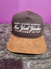 Brown suede Yankees snapback hat new era 47 picture