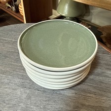 7- HARKER WARE RUSSEL WRIGHT Clover Sage Green & White 6