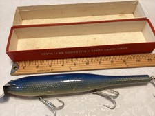 Vintage Stan Gibbs Cast-A-Lure GTS 3 3/4 Herring Color with lure Box Made in USA picture