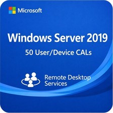 RDS CAL - Remote Desktop Services Windows Server 2019 50 User/Device Connections picture