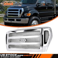 For 2004-2015 Ford F-650 F650 F-750 Chassis Front Upper Grille Chrome Grill  New picture