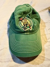 Vintage Adidas Boston Celtics Green Adjustable Baseball Cap picture