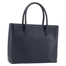 CELINE Hand Bag Leather Navy Auth yk17129 picture