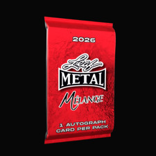 2026 Leaf Metal Melange Factory Sealed Hobby Pack picture
