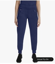 Healing Hands Purple Label Jogger Scrub Pants (small) Navy picture