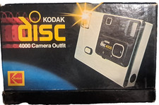 Vintage Kodak Disc 4000 Camera With Original Box Auto Flash Made in USA Untested picture