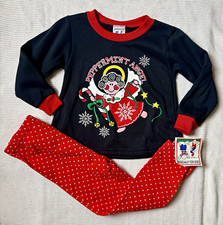 Vintage Deadstock Officially For Kids Girls 4T Peppermint Angel Christmas Set picture