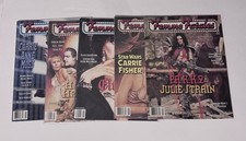 Femme Fatales Magazine Lot Of 5 Carrie Fisher Julie Strain Alicia Silverstone picture