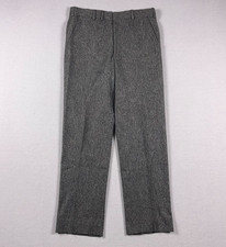Oxxford Clothes Pants Mens 32x32 Wool Silk Cashmere Blend Flecked Addison picture