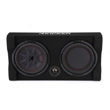 Kicker 48TRTP102 TRTP 10” Thin Sub and Passive Radiator Enclosure Used Very Good picture