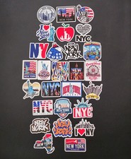 NYC New York City Vinyl Stickers Coney Island Statue Of Liberty Big Apple Decals picture