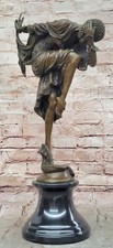 Signed D.H.Chiparus Bronze Art Deco Dancer Statue Snake Dancer Home Decor Sale picture