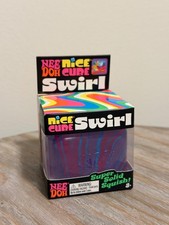 AUTHENTIC Schylling NeeDoh Nice Cube Swirl Super Solid Squish UNIQUE RARE NEW picture